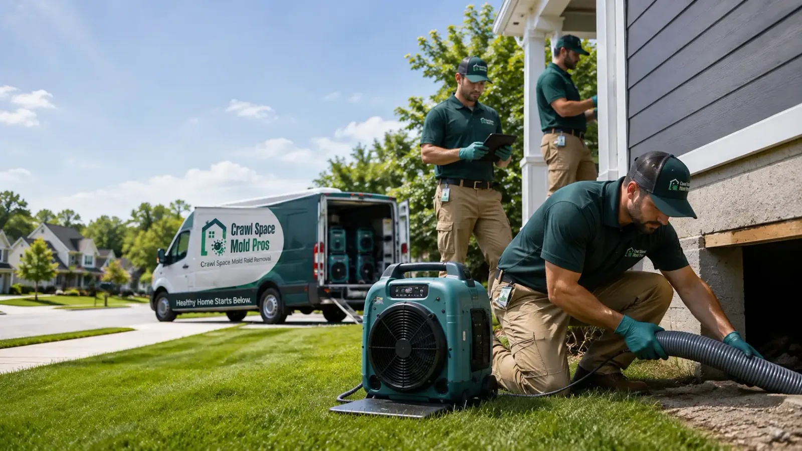 Crawl Space Mold Removal in Ellsworth, KS